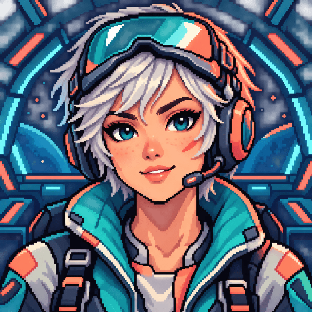 pixel art gaming avatar