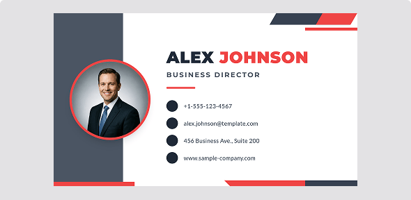 ai generated corporate business card template