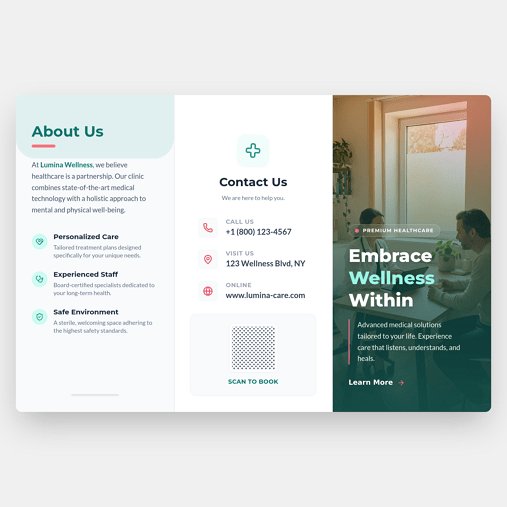 ai generated medical brochure