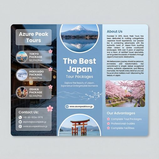 ai generated travel brochure