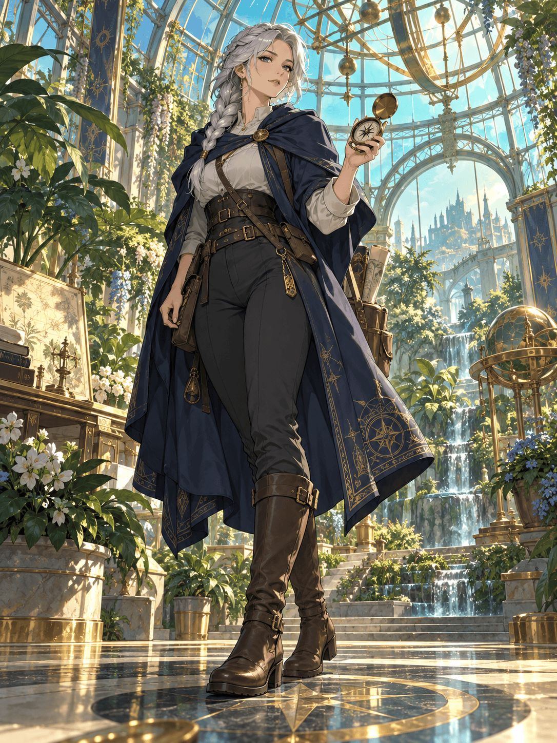 Anime AI girl character