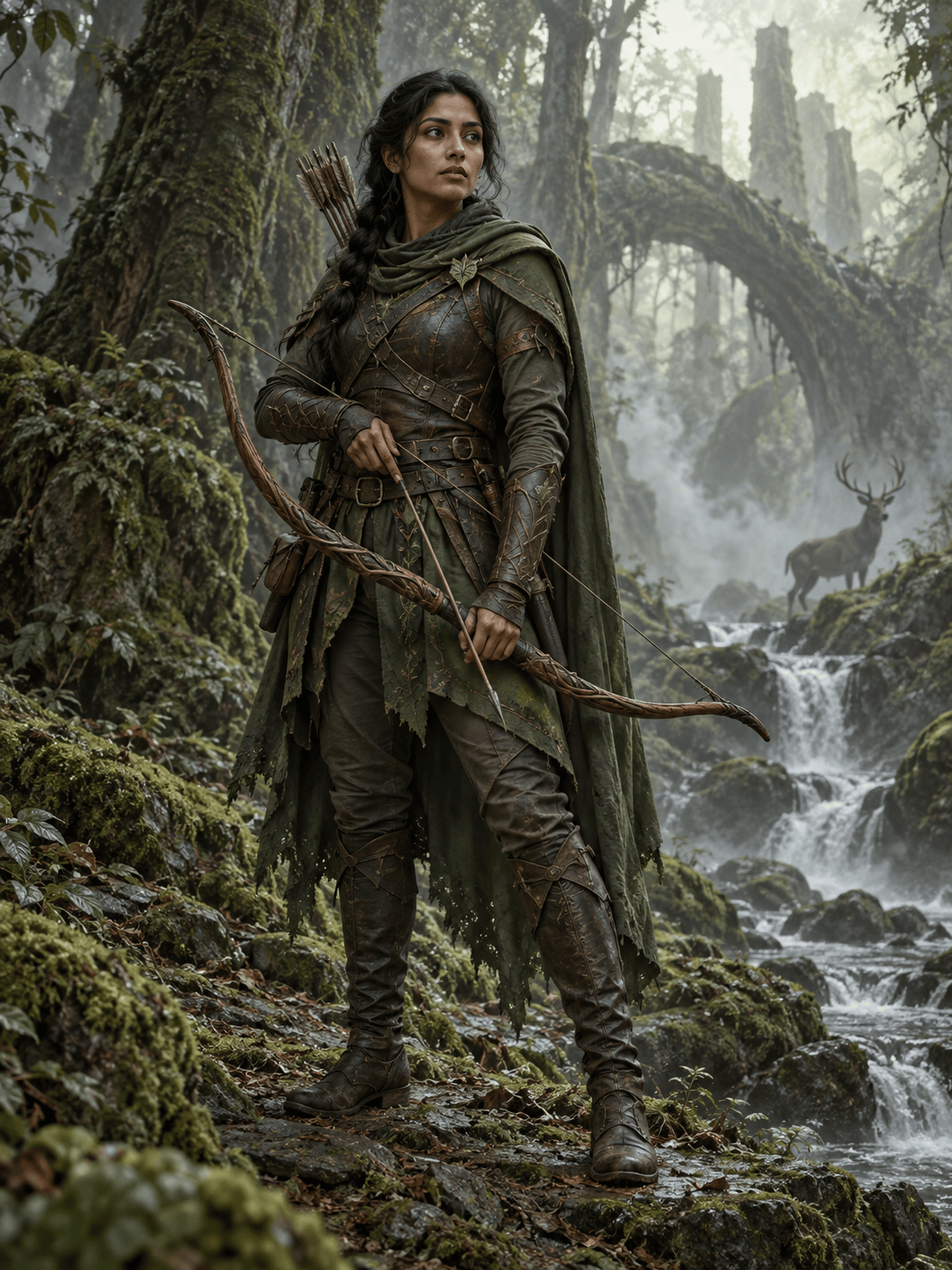 Fantasy AI woman artwork