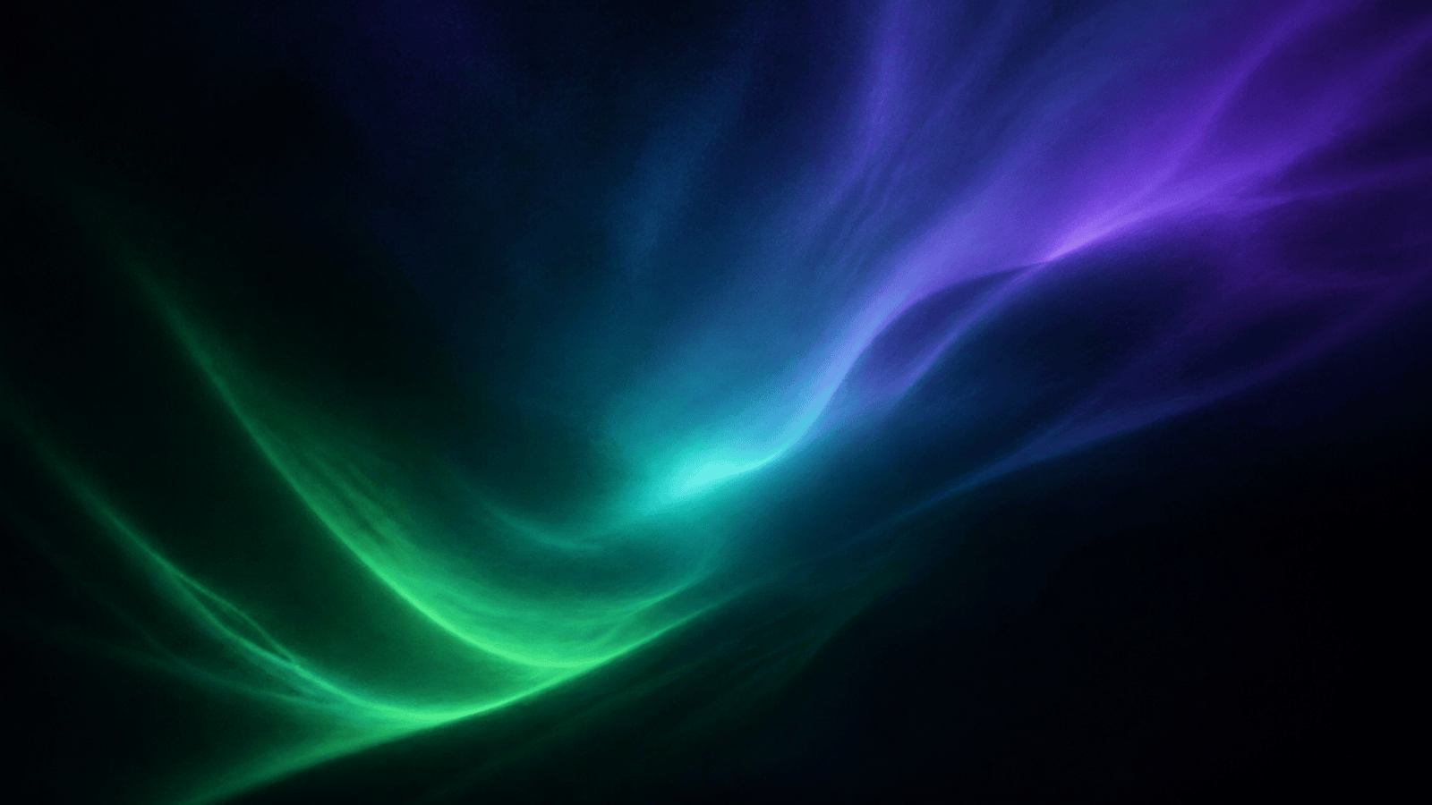 Dark aurora gradient background for desktop