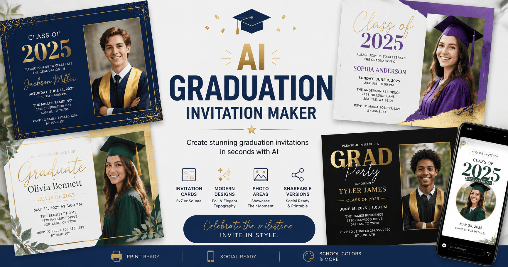AI Graduation Invitation Maker