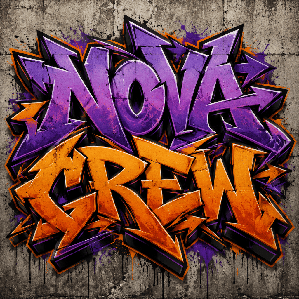 Wildstyle graffiti text