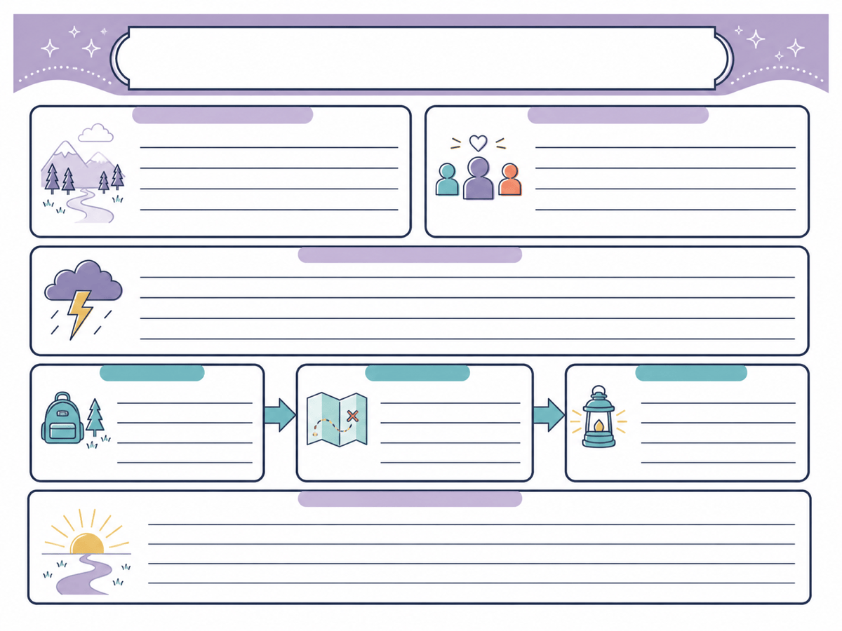 story map graphic organizer