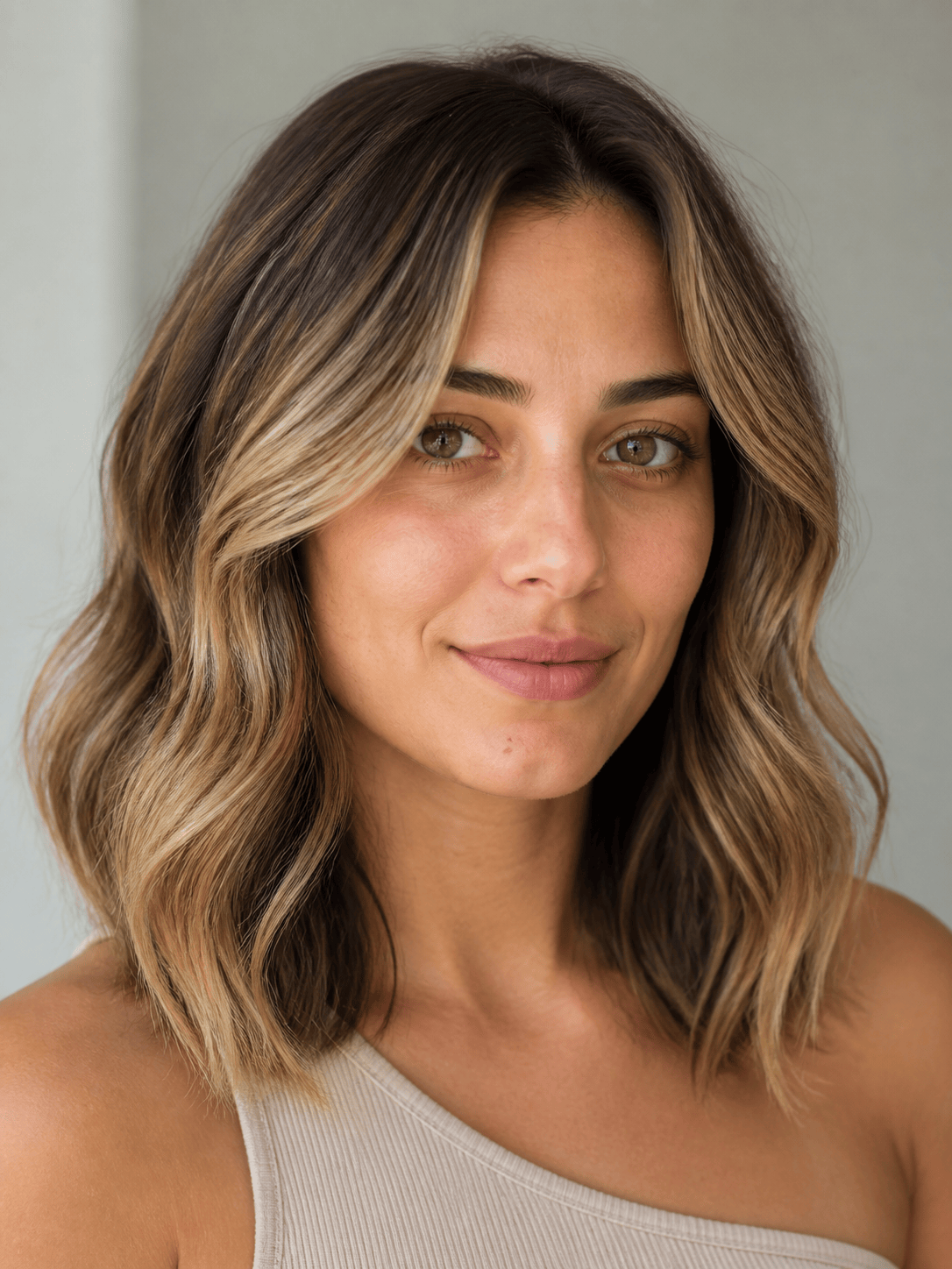 AI honey blonde hair try-on