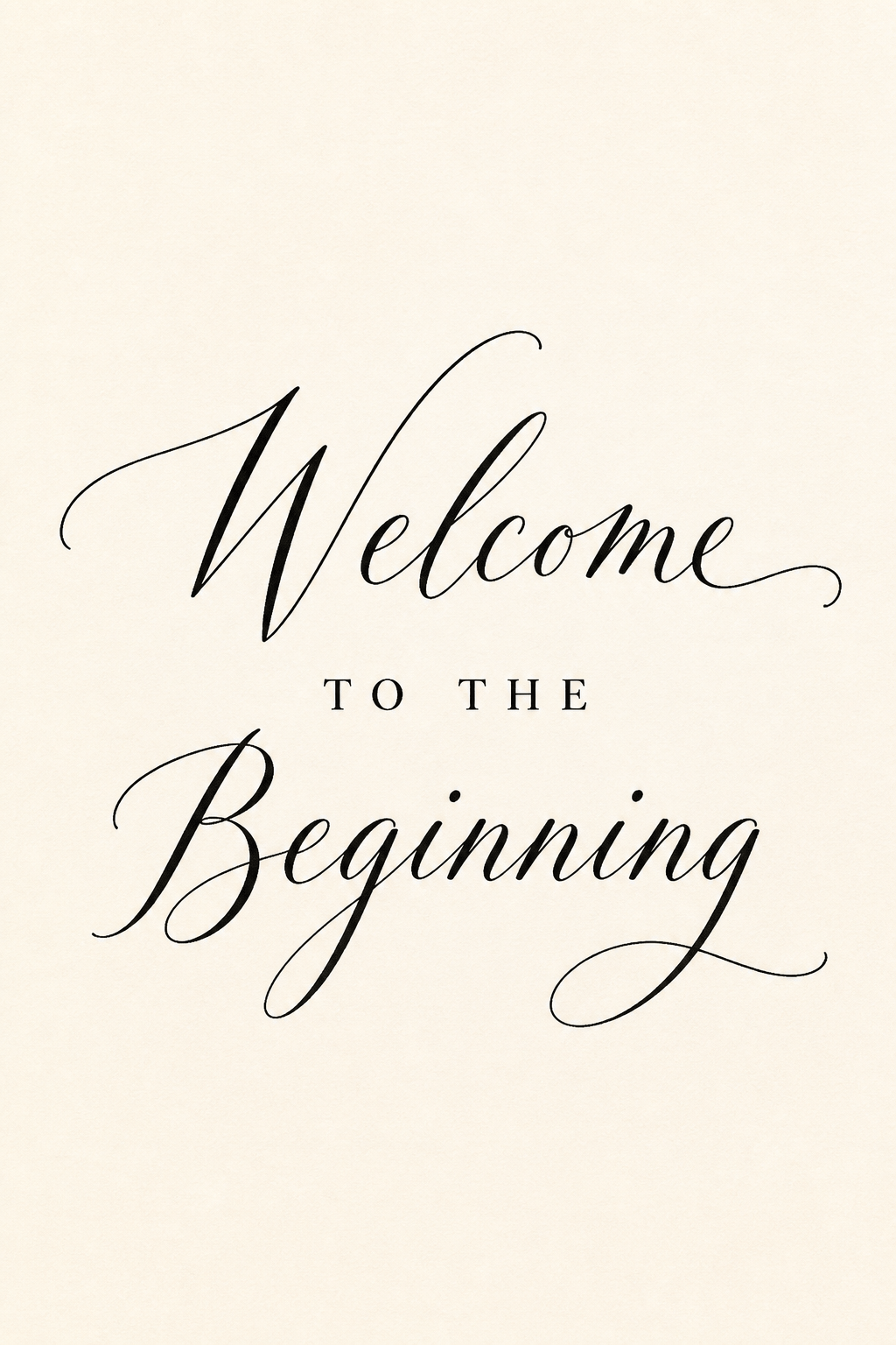 Wedding hand lettering design