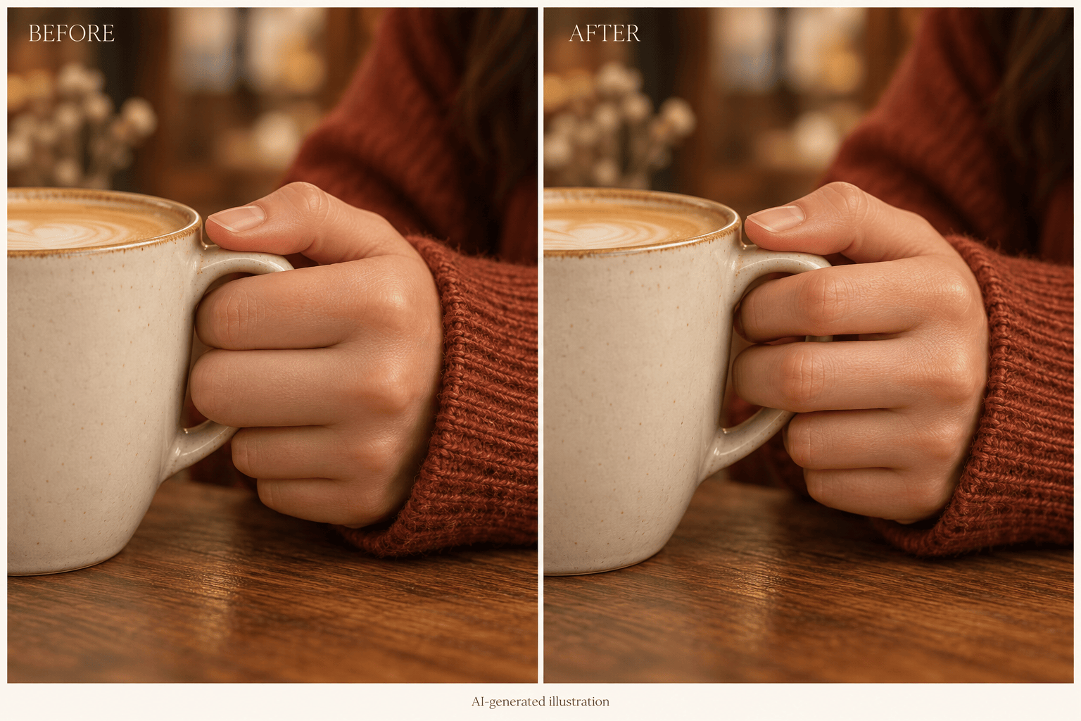 AI hand repair for fused fingers