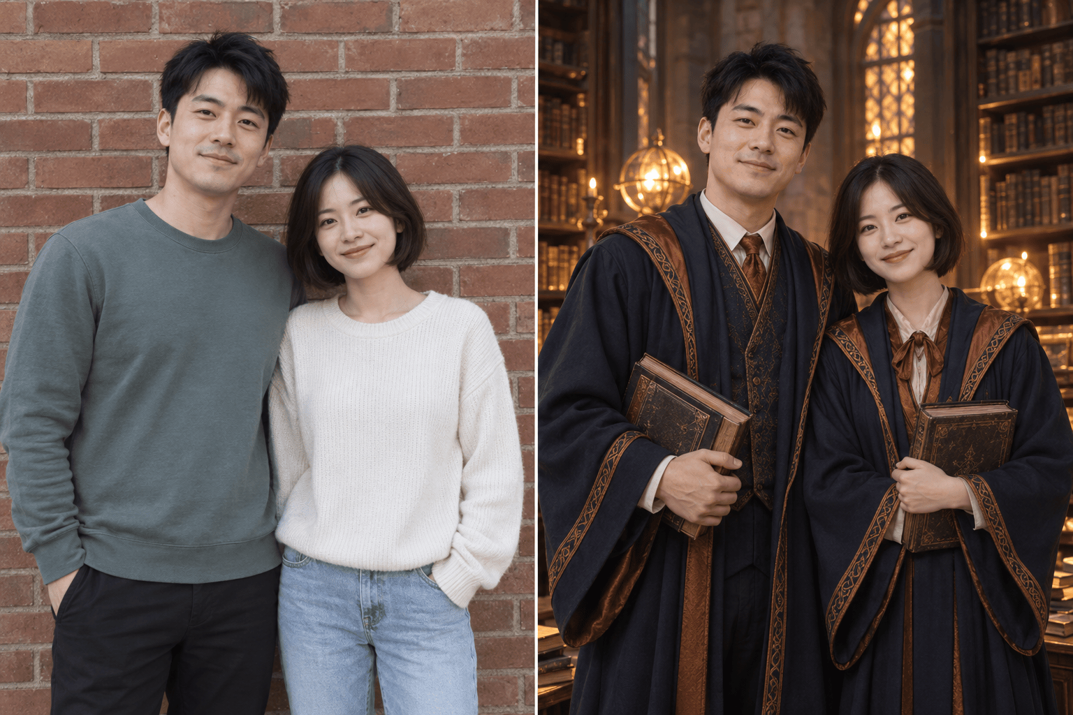 Harry Potter couple photo filter