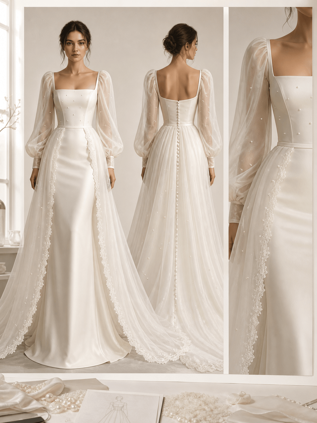 AI couture bridal design