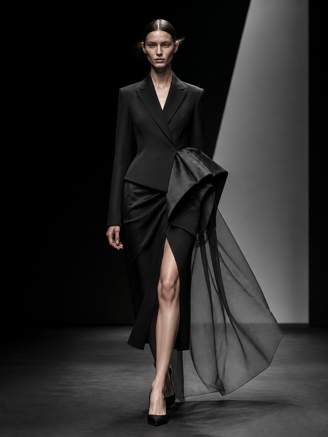 AI avant-garde runway design