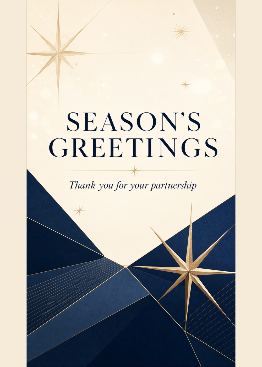 Business AI holiday card