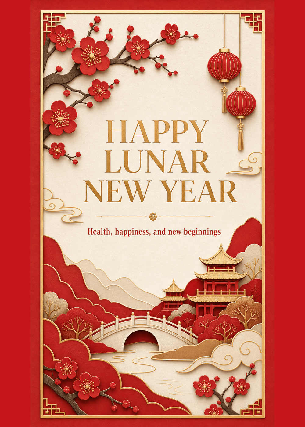 Lunar New Year card maker