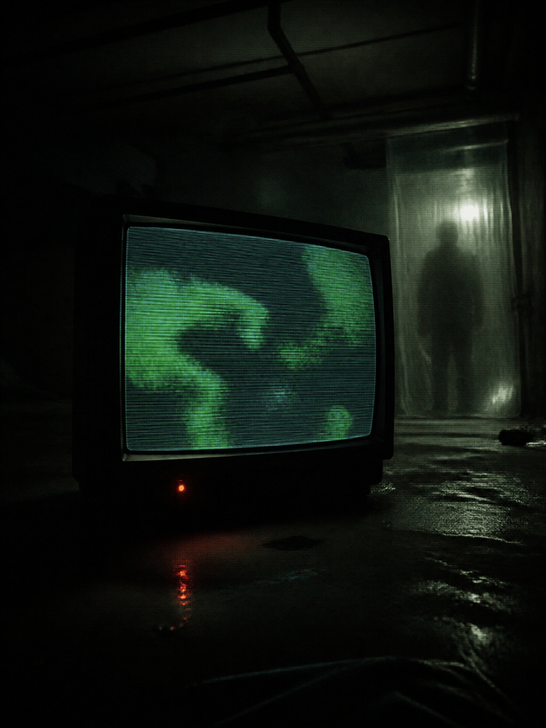 Analog AI horror art
