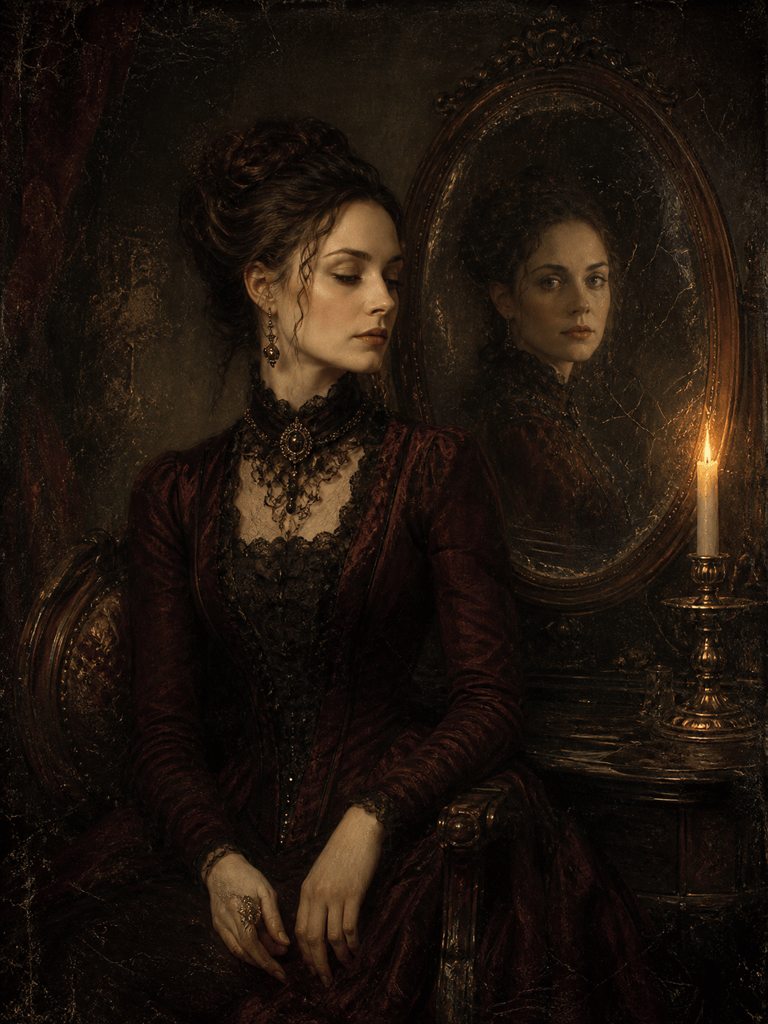Gothic horror portrait