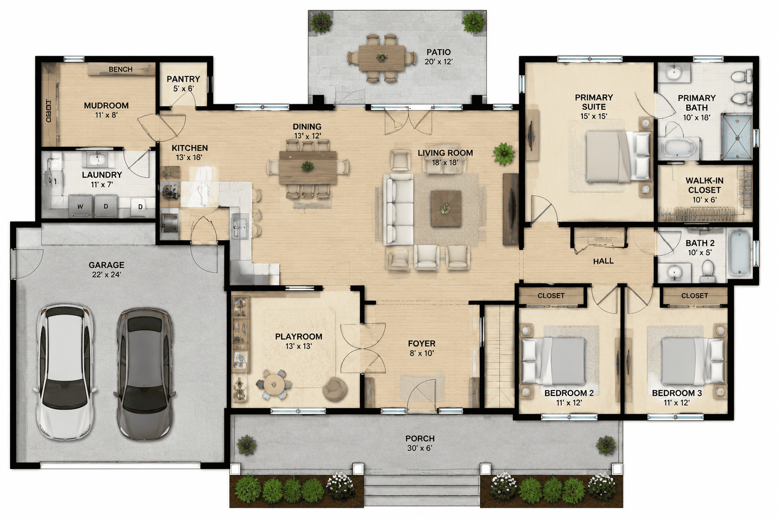 apartment room layout design