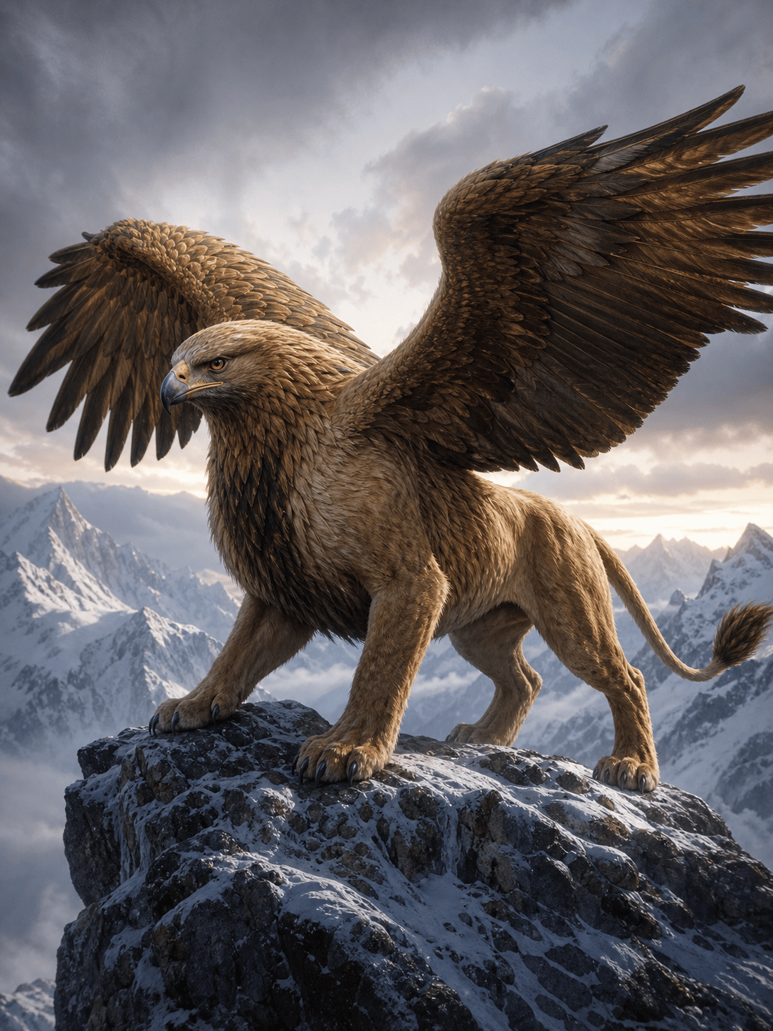 Lion eagle hybrid creature
