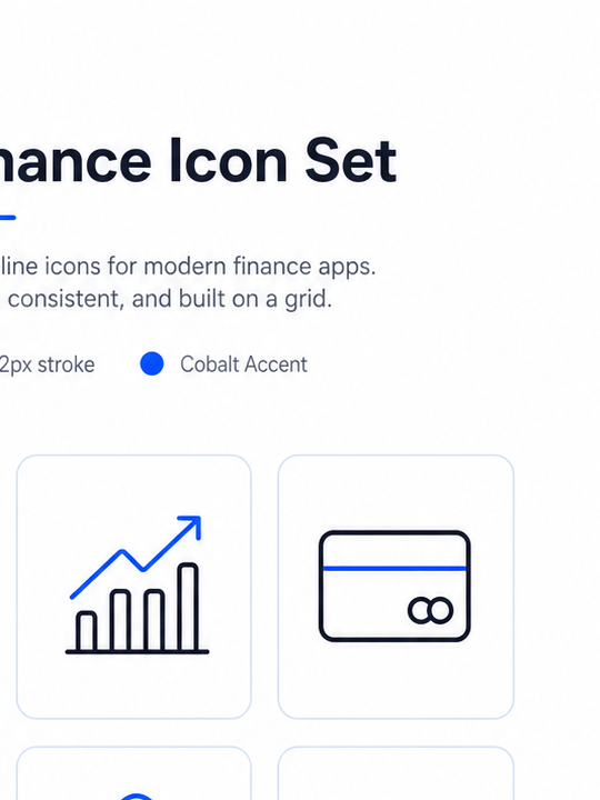 AI payment action icon set