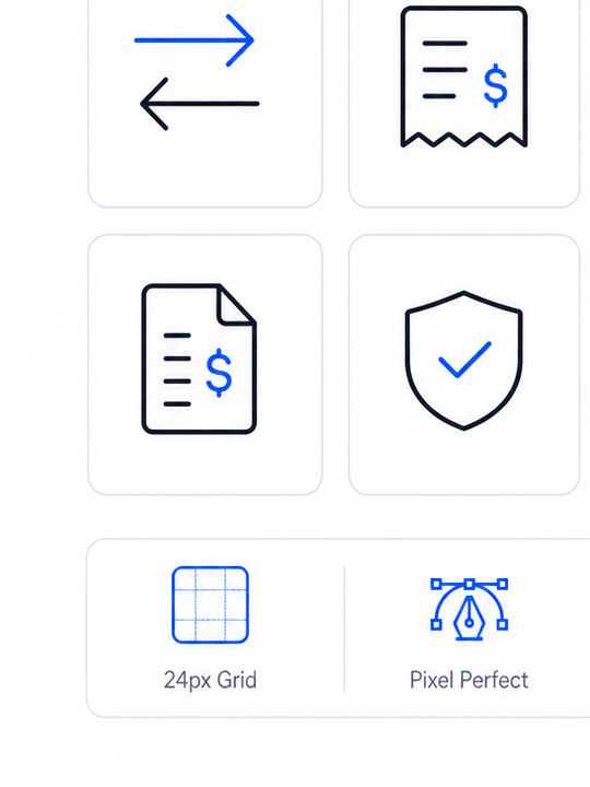 AI security status icon set