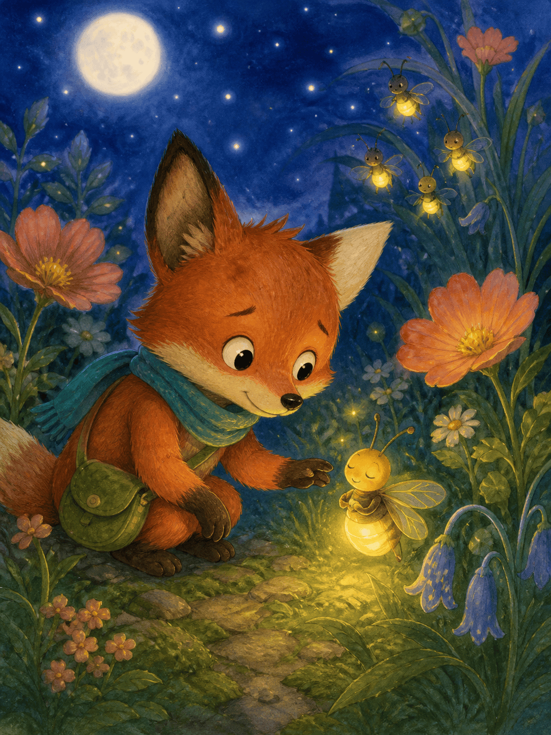 AI children's book illustration