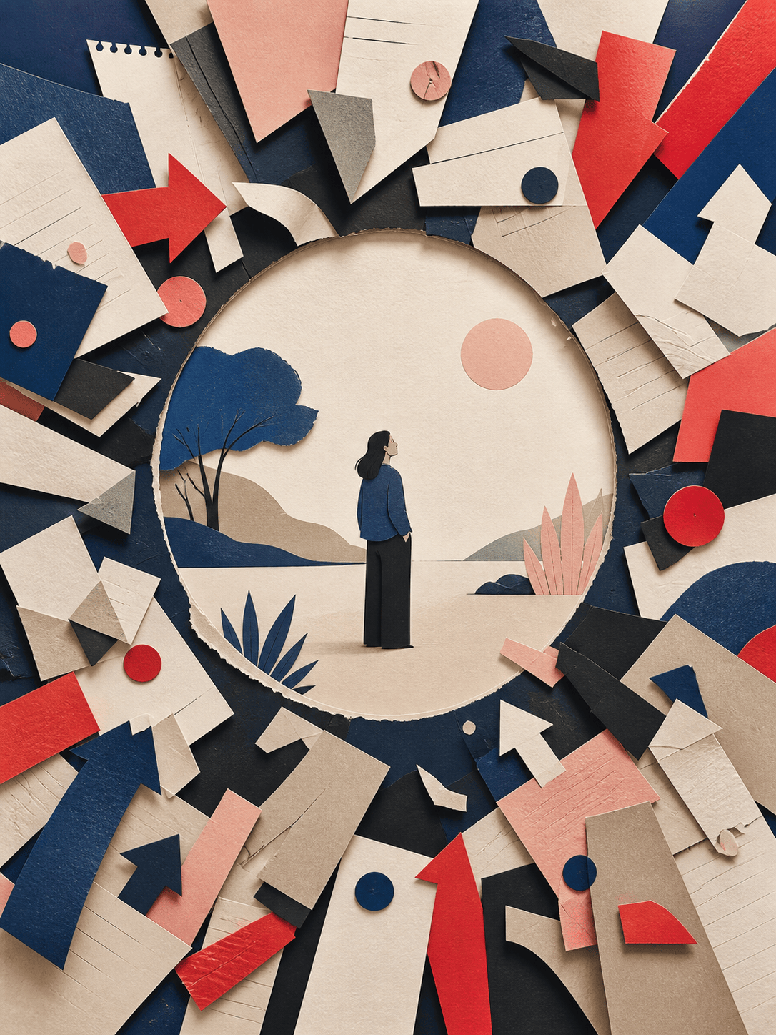 AI editorial illustration example