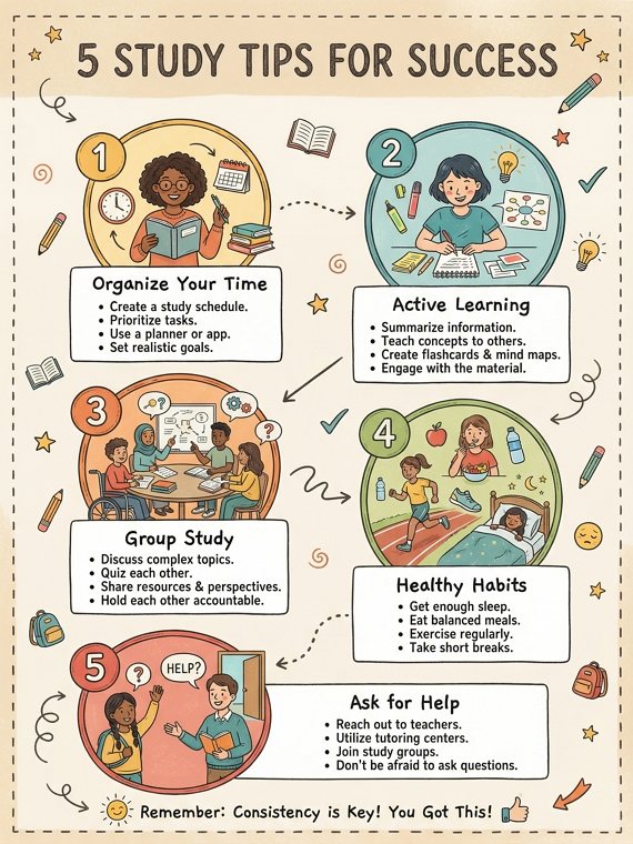 ai infographic template for students
