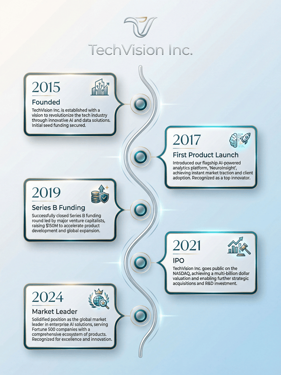 ai timeline infographic template