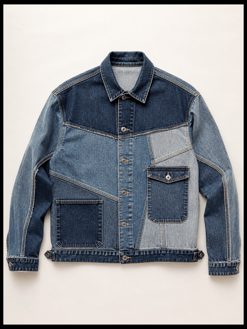 AI denim jacket design