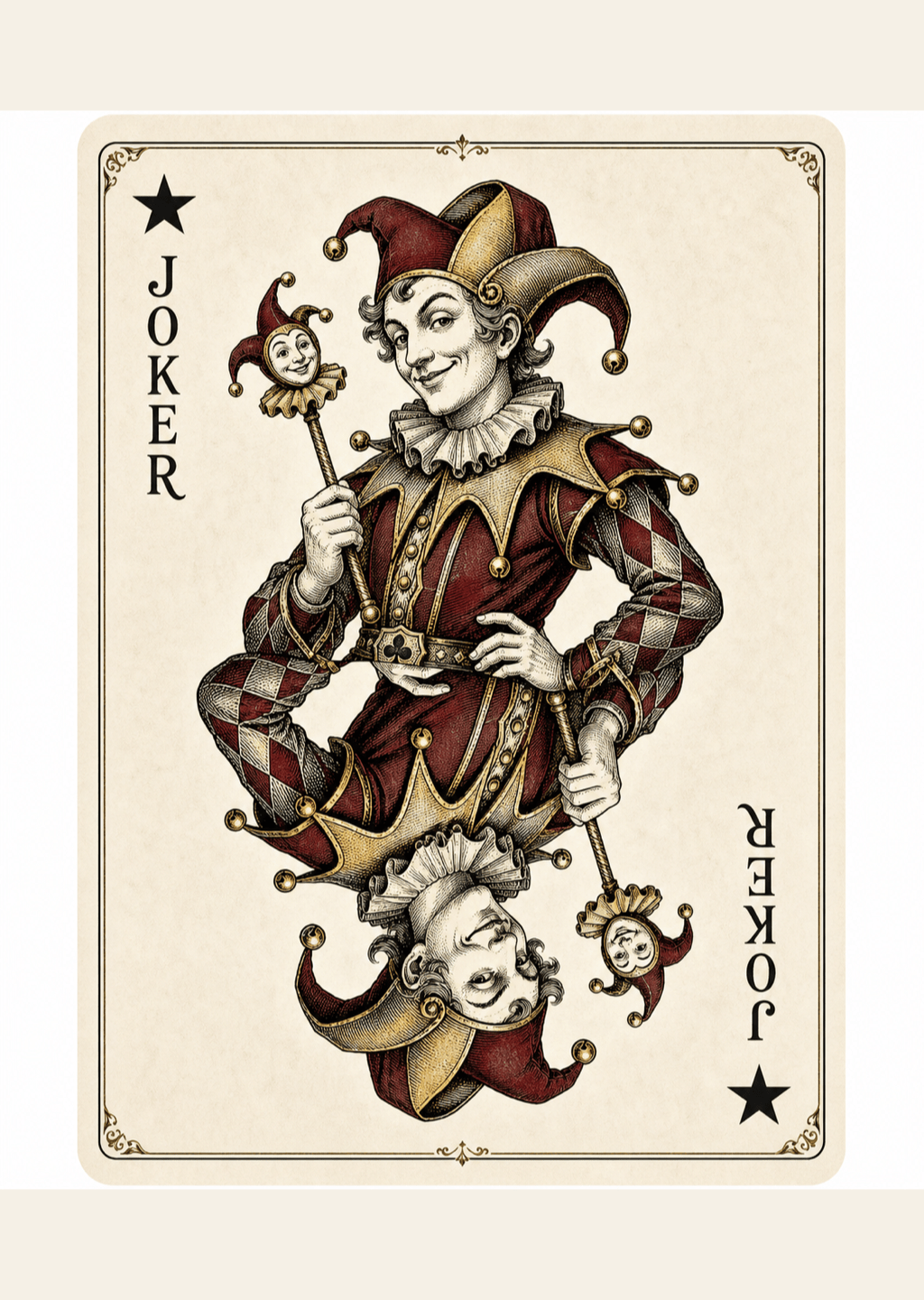 Classic AI Joker card
