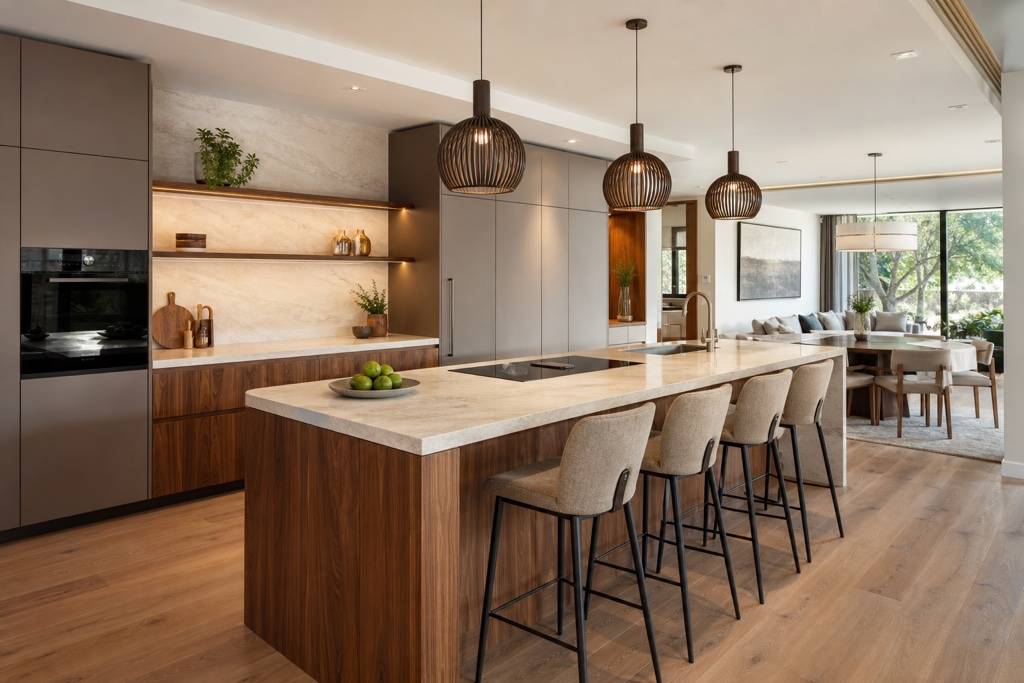 AI modern kitchen design