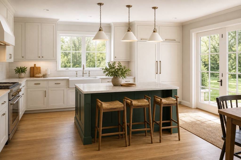 AI farmhouse kitchen remodel