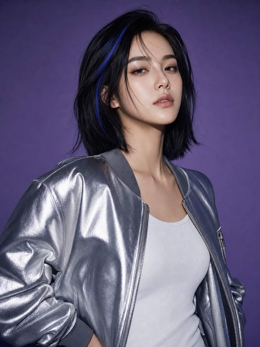 AI K-pop idol concept portrait