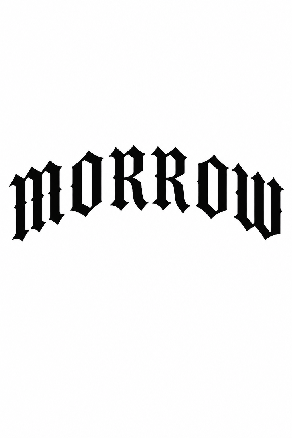 Blackletter surname tattoo lettering