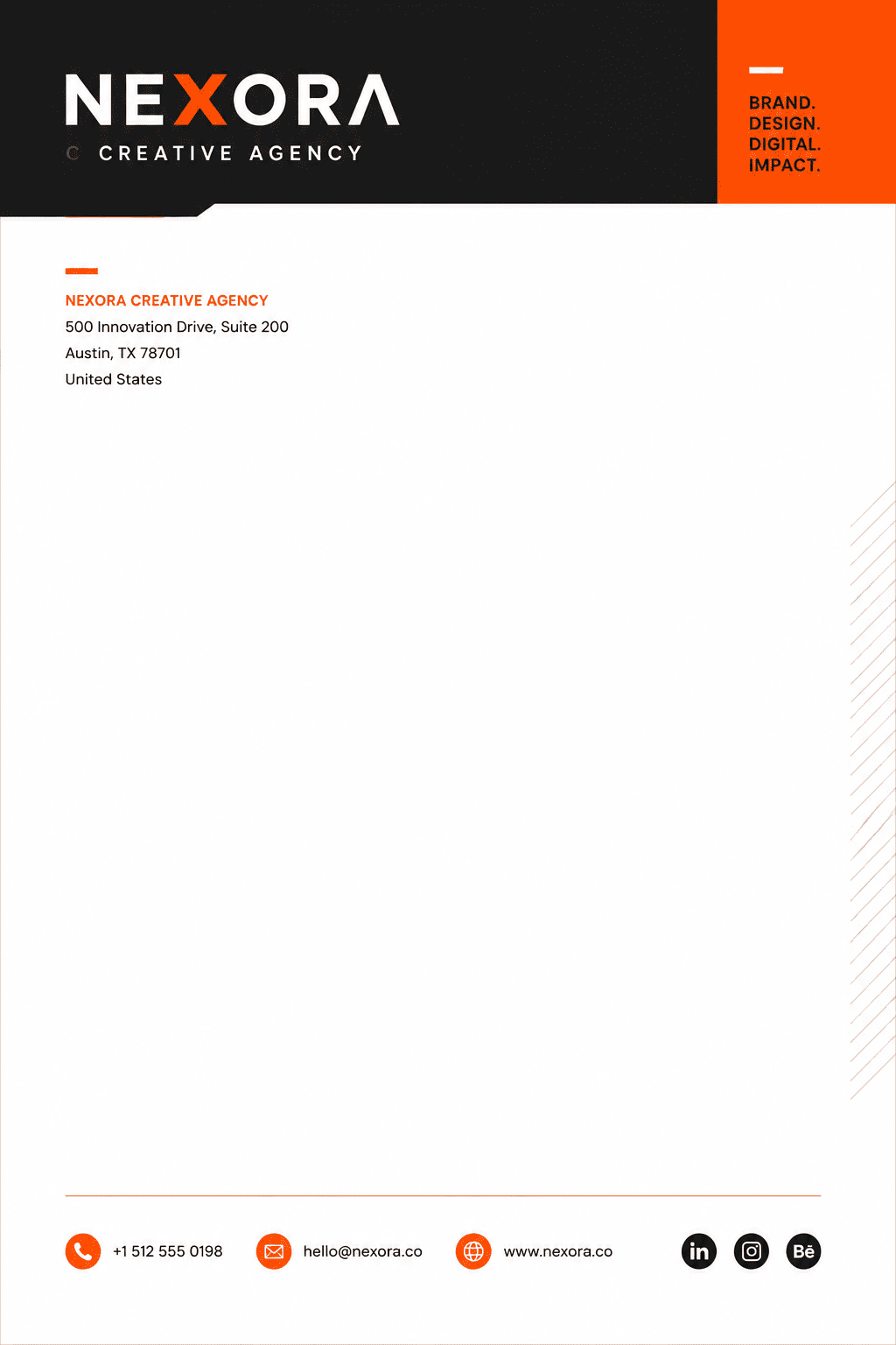 AI Letterhead Generator example 2