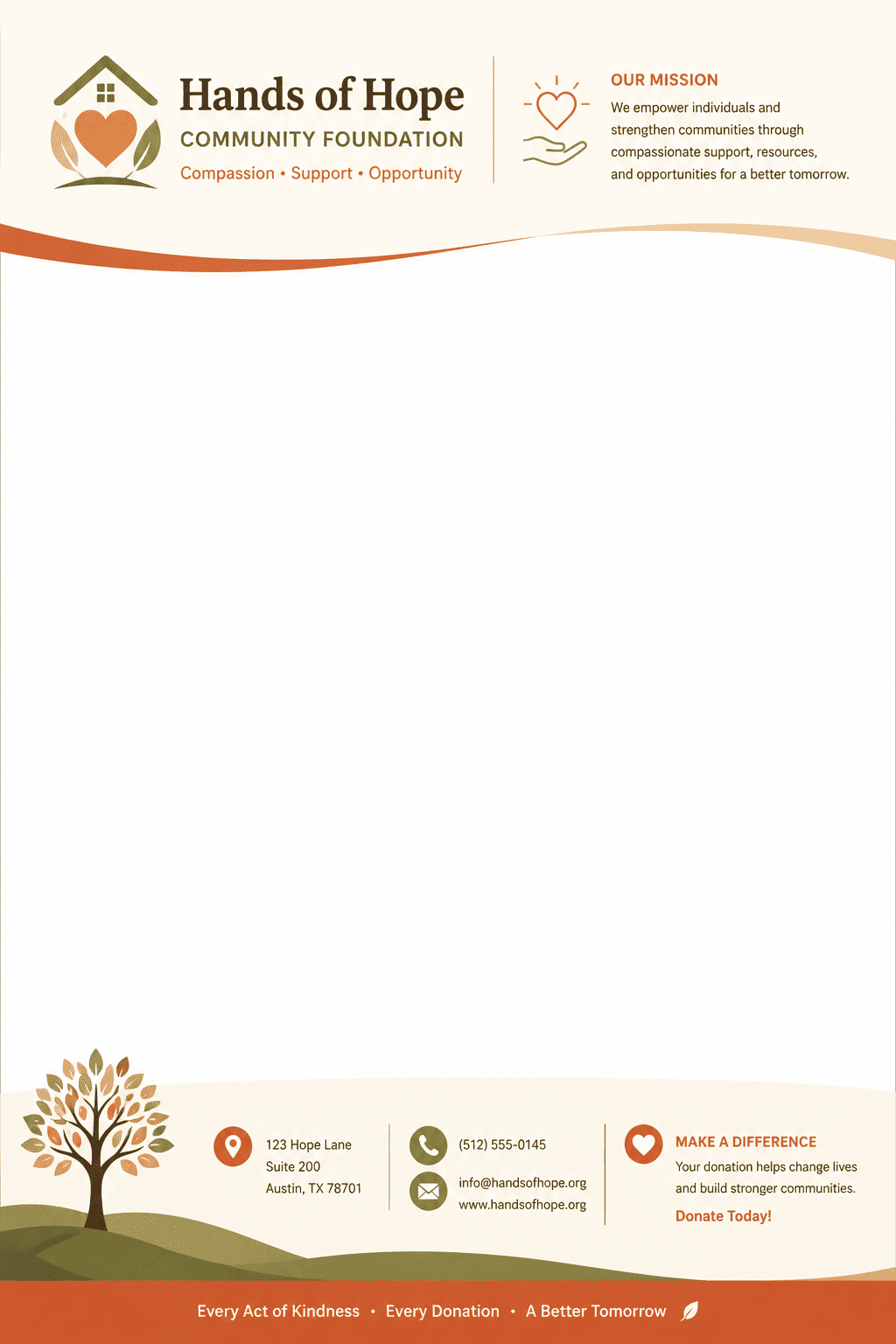 AI Letterhead Generator example 3
