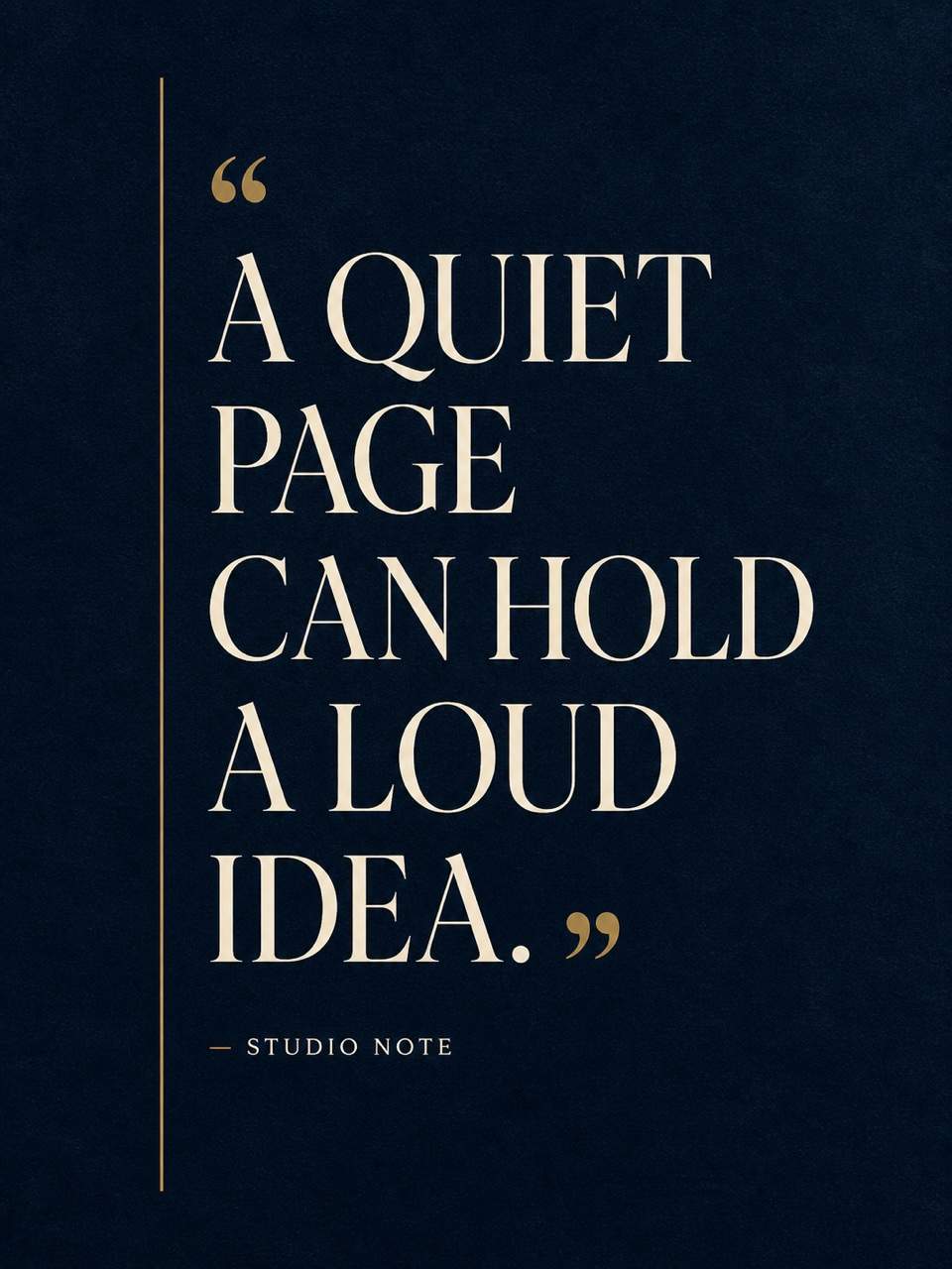 AI literary quote poster