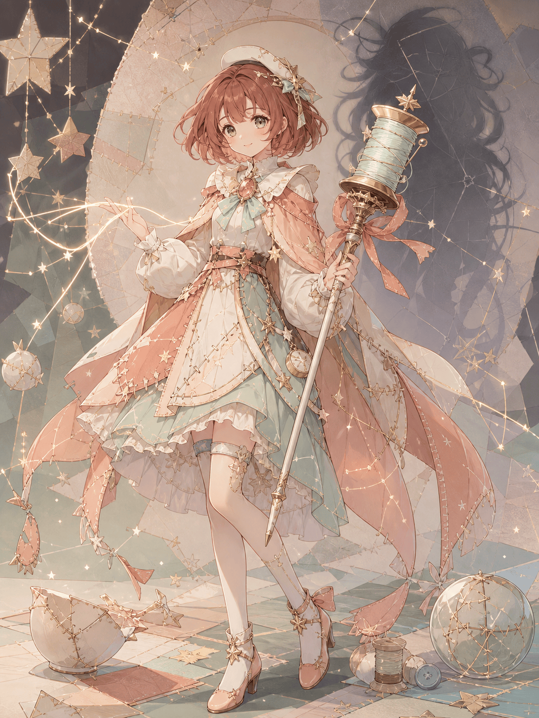 pastel magical girl OC