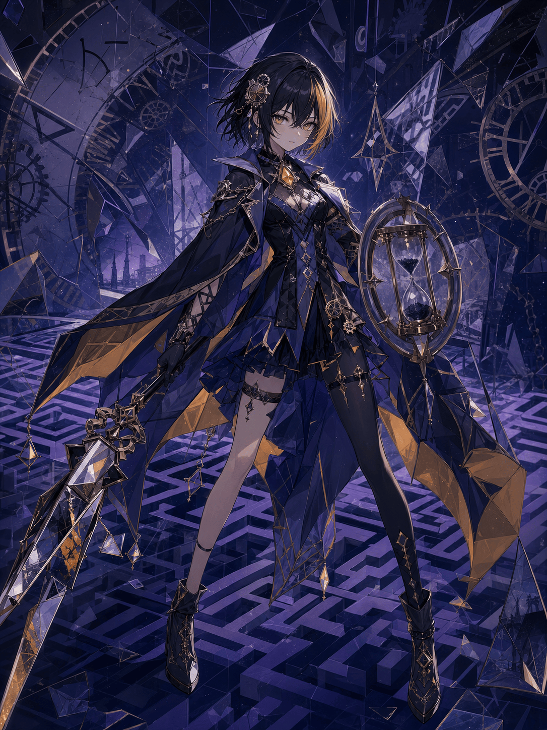 dark magical girl OC