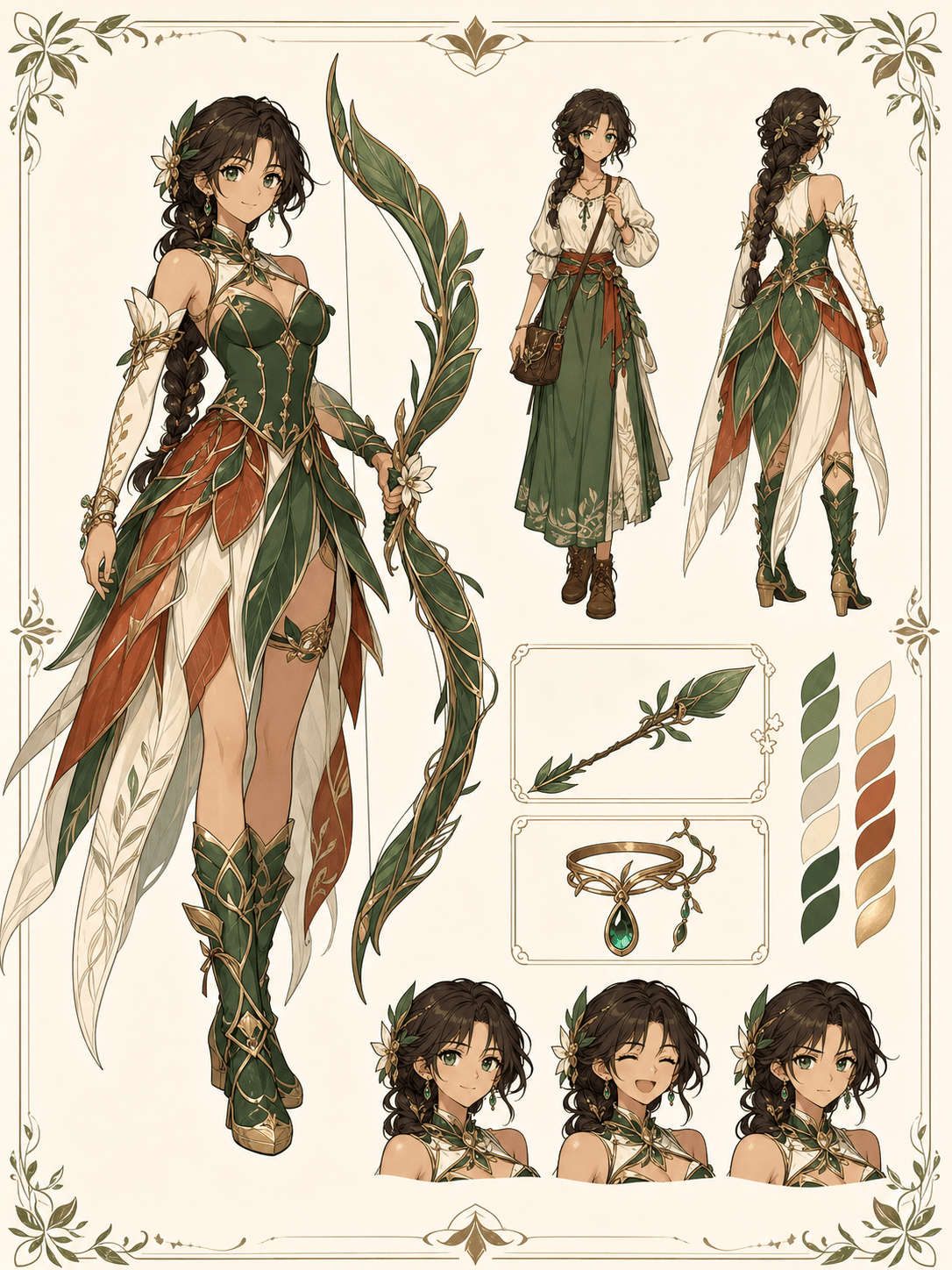 magical girl character sheet