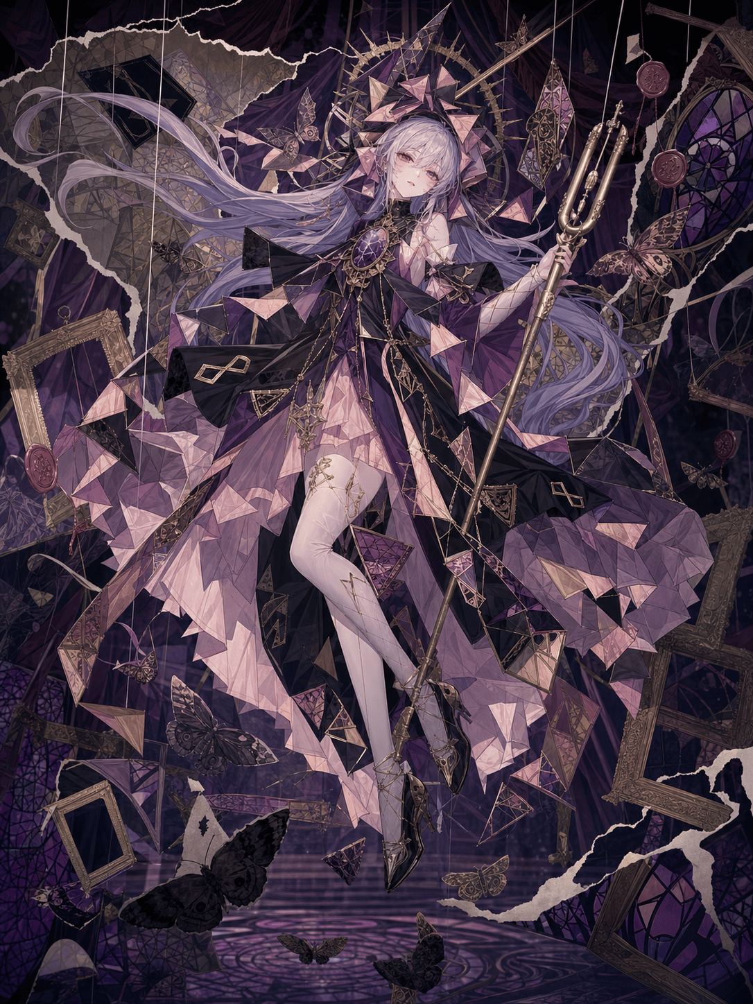 witchcore magical girl OC