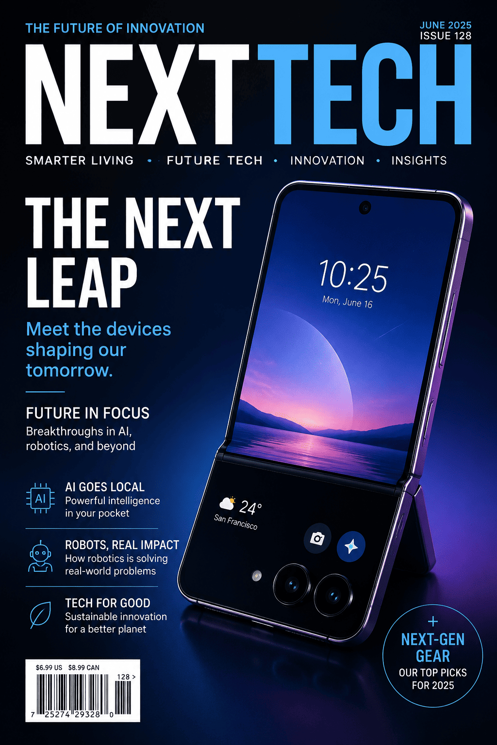 AI Magazine Cover Generator example 2