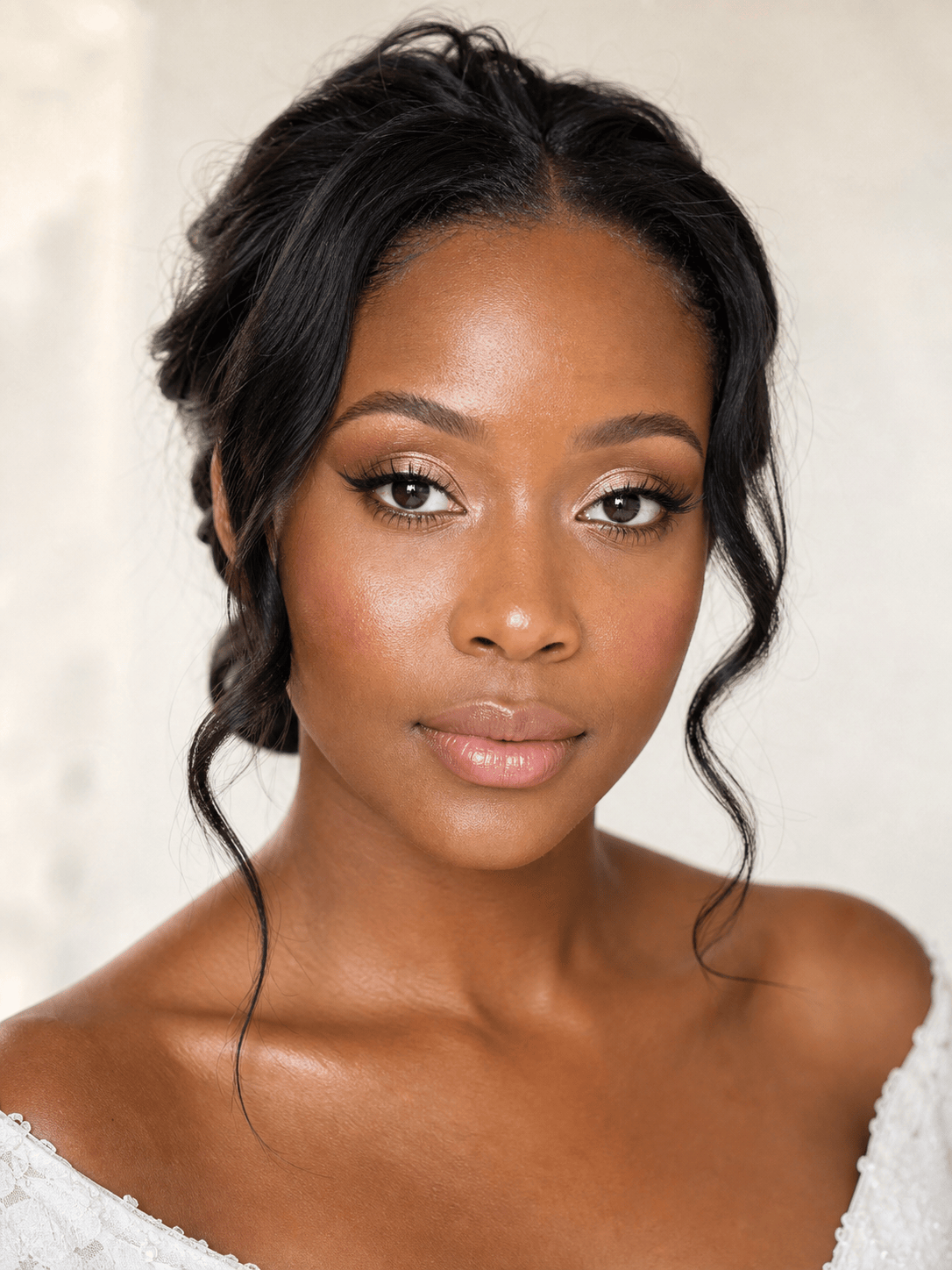 AI bridal makeup look