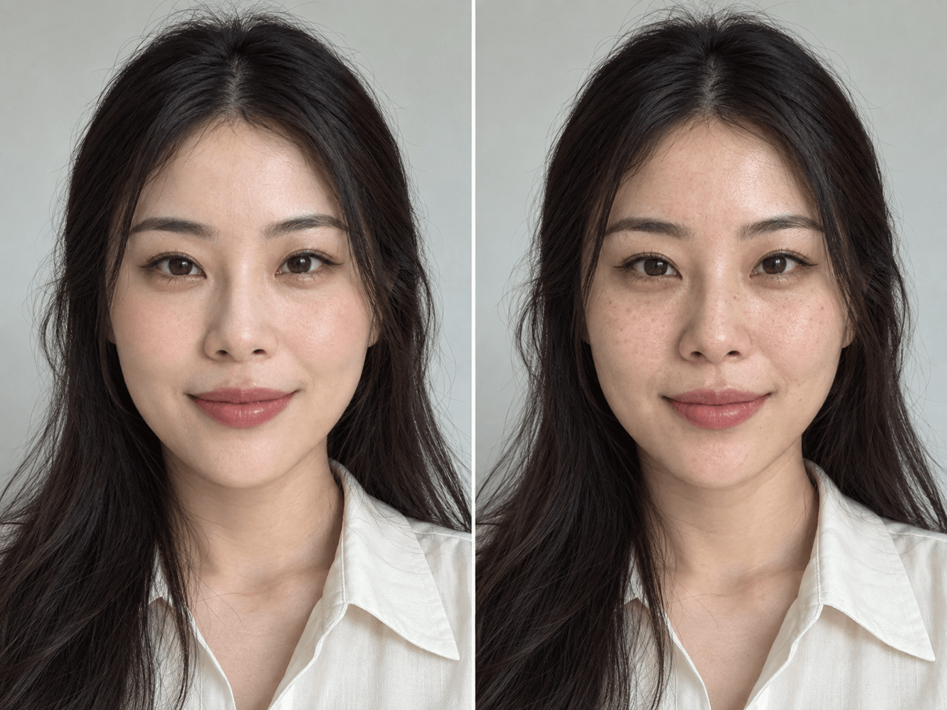 No makeup filter natural skin