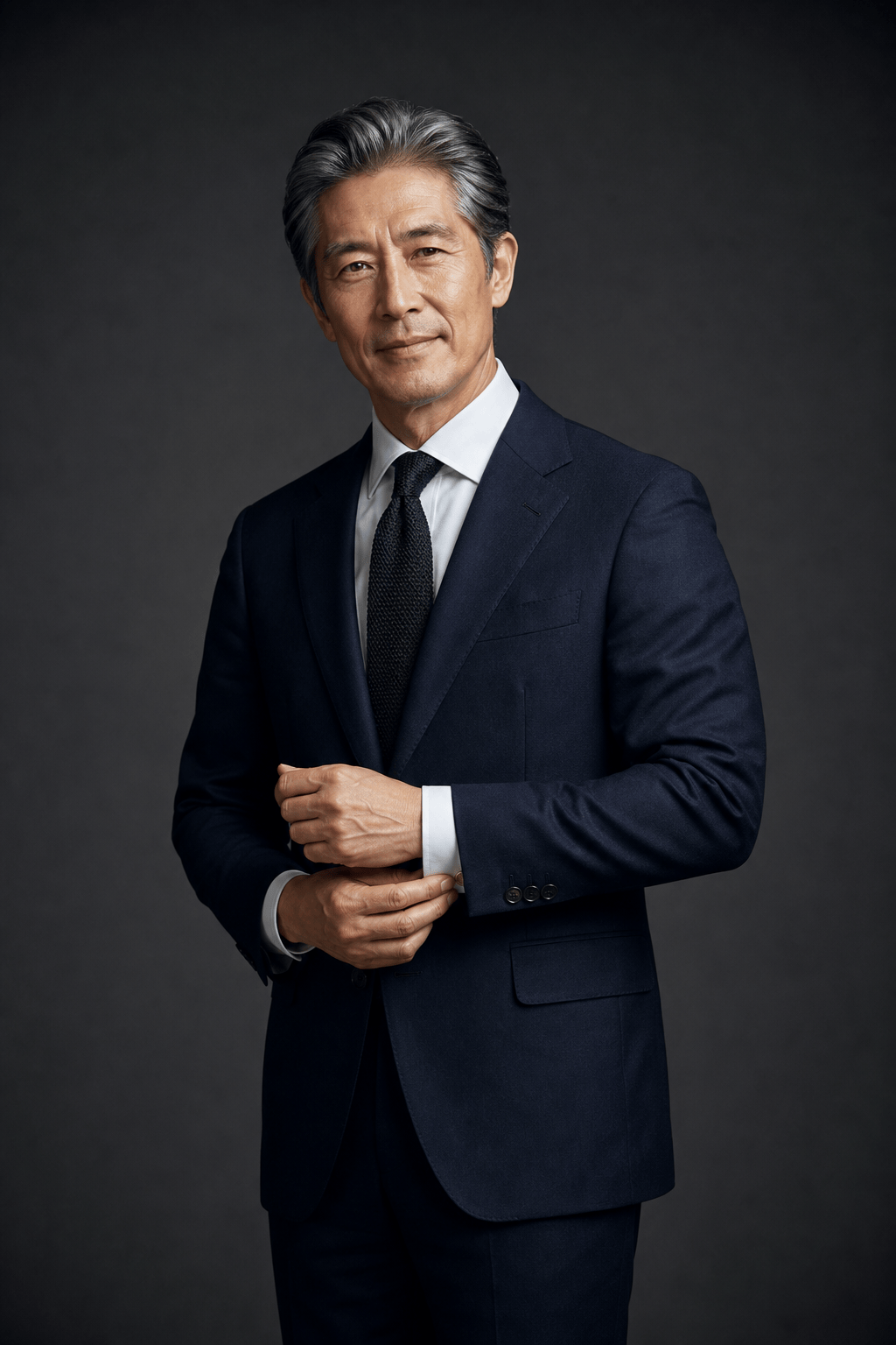 virtual male model tailoring portrait