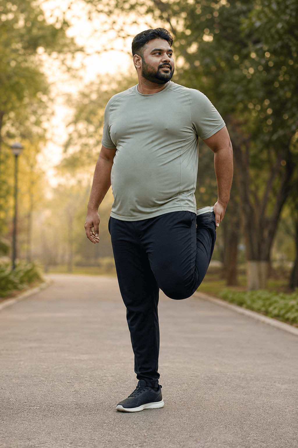 ai male fashion model activewear