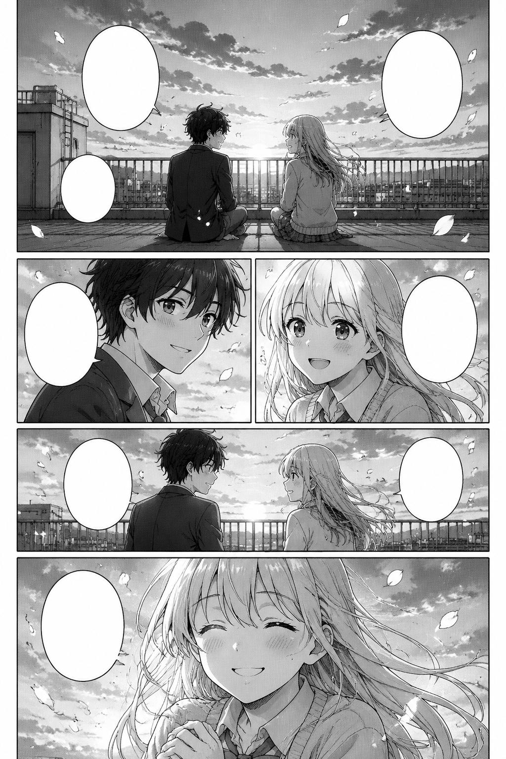 manga panel romance storyboard