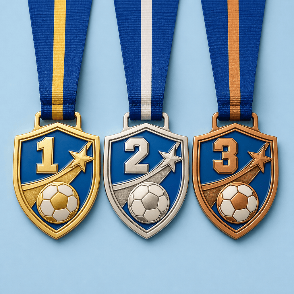 sports medal design set
