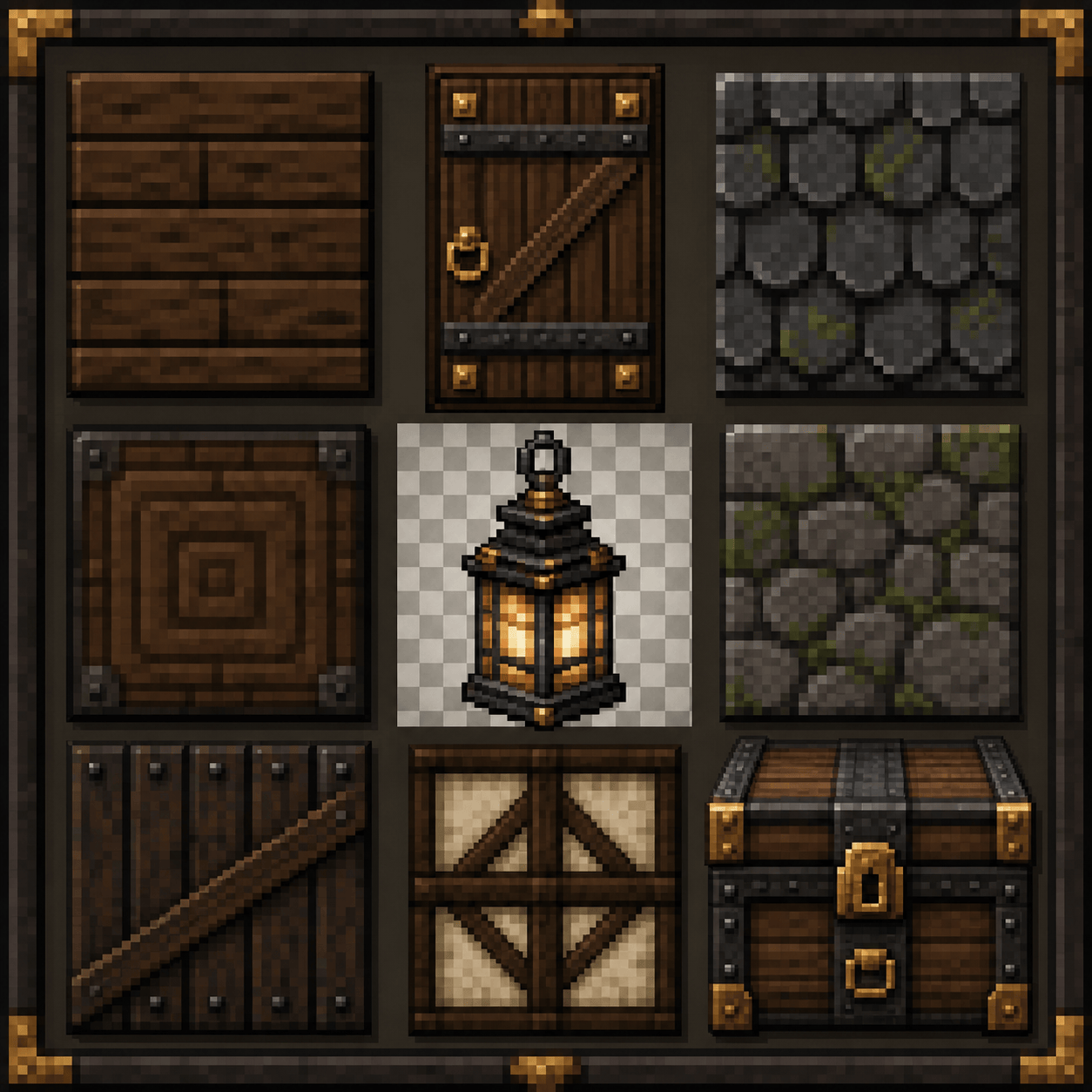 Minecraft texture maker medieval wood