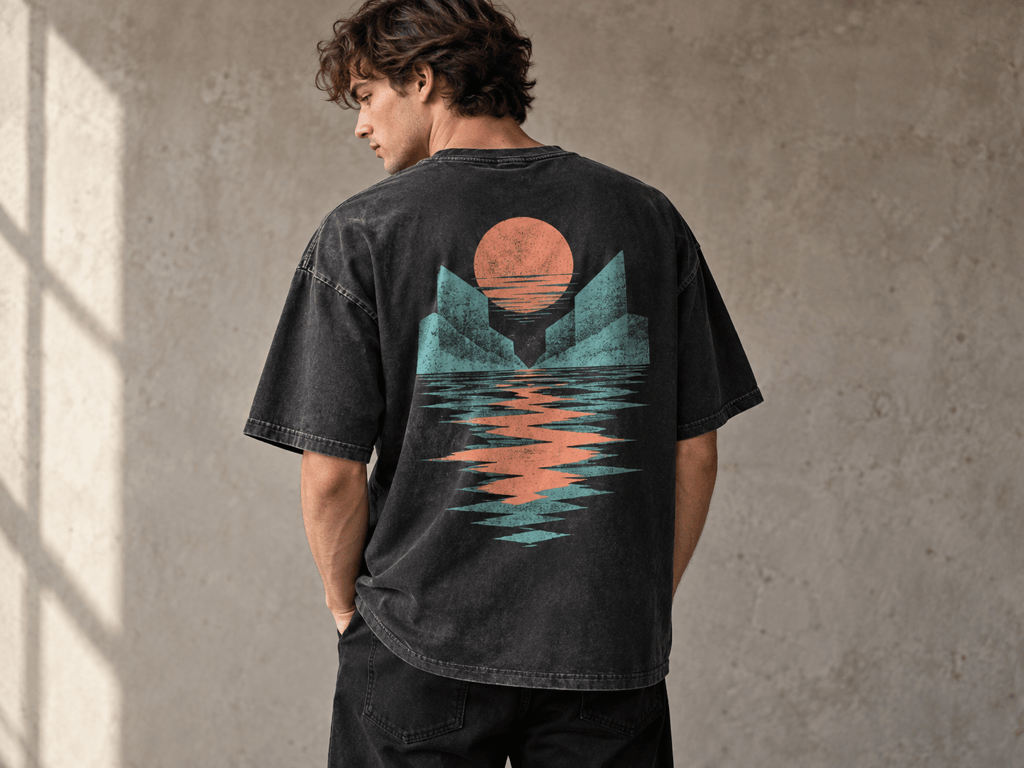 AI T-shirt mockup example
